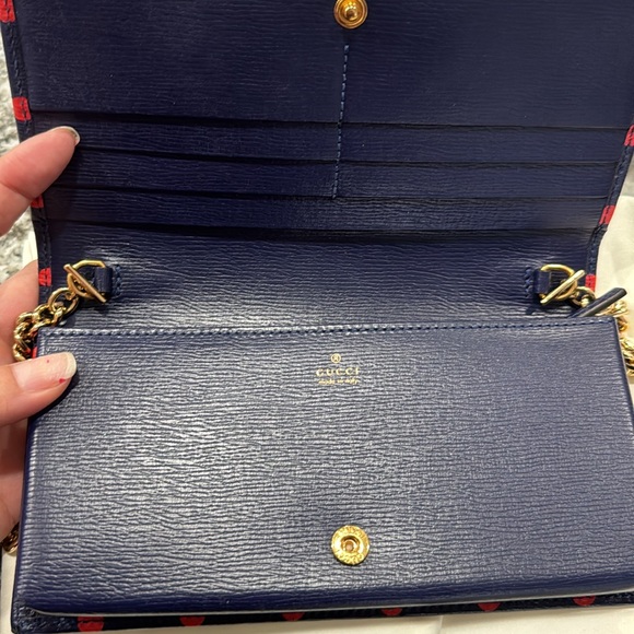 Gucci Horsebit 1955 chain purse polka dot - Picture 7 of 7